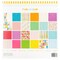 Pebbles Double-Sided Paper Pad 12"X12" 24/Pkg-Holographic Foil, Fun In The Sun